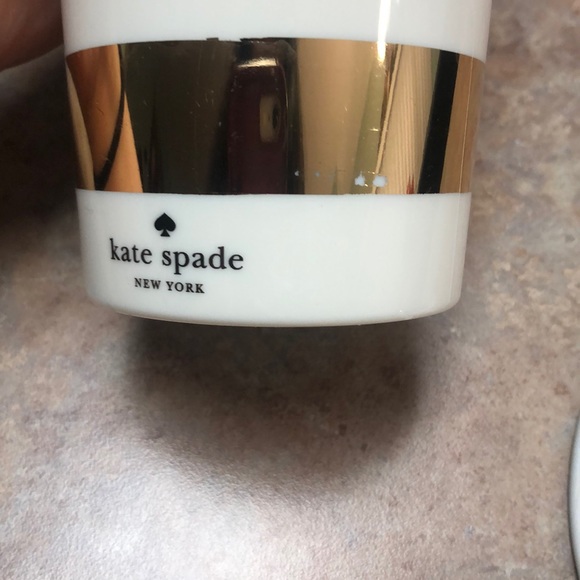 Kate Spade Gold Stripe Thermal Mug - Picture 6 of 7
